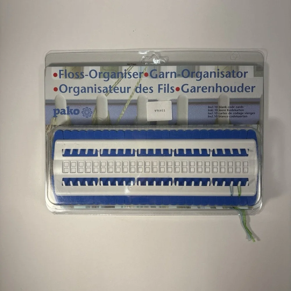 PAKO Embroidery Floss Organizer with 10 Cards (T70911) - New & Sealed